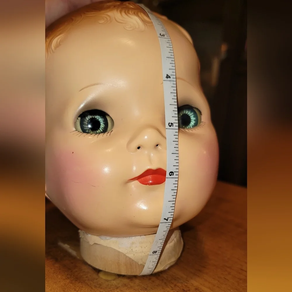 Vintage Imperial Crown Toy Company Doll Head - 1940's - Picture 12 of 15